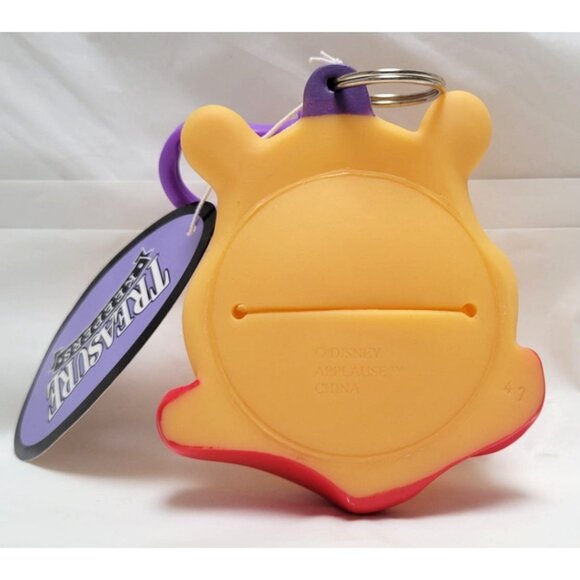 Applause 100 Acre Collection Juvenile Pooh Treasure Keeper Keychain Purple Clip - Picture 3 of 8